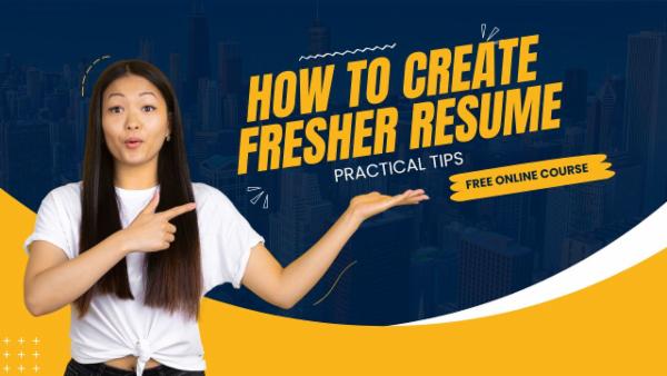 How to create resume for freshers cover