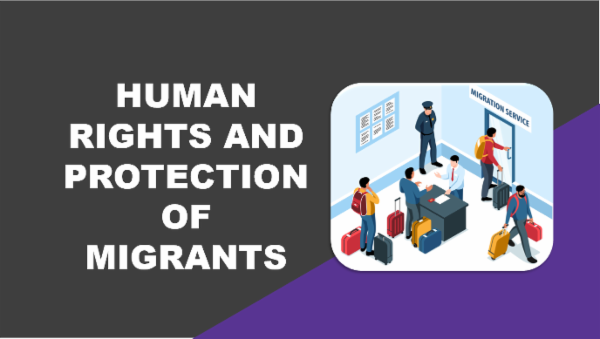Human rights and the protection of migrants cover