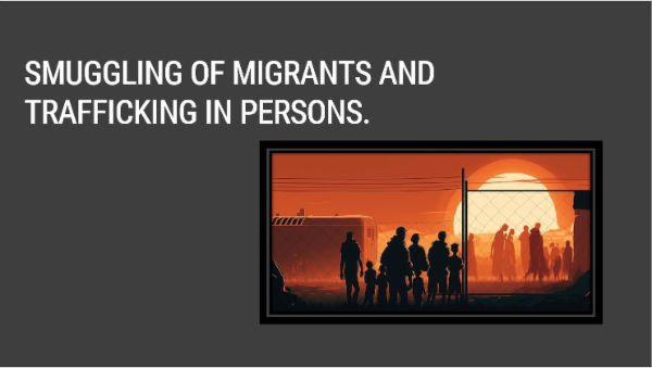 Smuggling of Migrants and Trafficking in persons cover