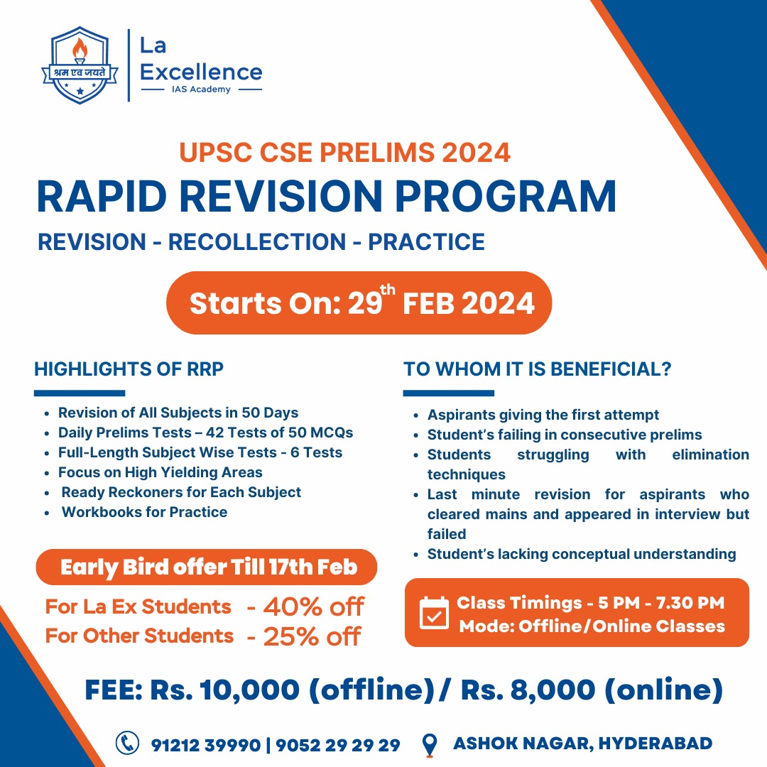 UPSC PRELIMS 2024 RAPID REVISION PROGRAM cover