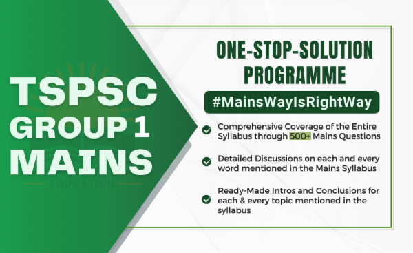 TSPSC Group-1 Mains cover
