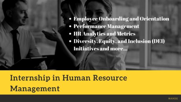 Internship in Human Resource Management cover