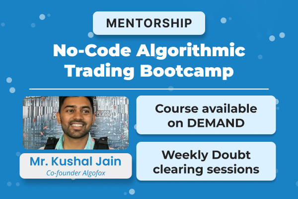 No-Code Algorithmic Trading Bootcamp cover