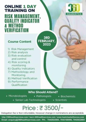 Risk management and Quality Indicator cover