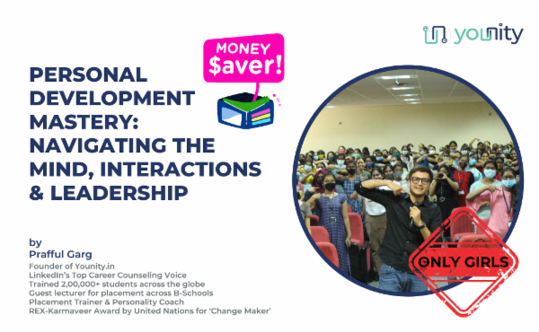 PERSONAL DEVELOPMENT MASTERY: Navigating the Mind, Interactions & Leadership (Only for girls) cover