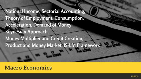 A Guide to Macro Economics cover