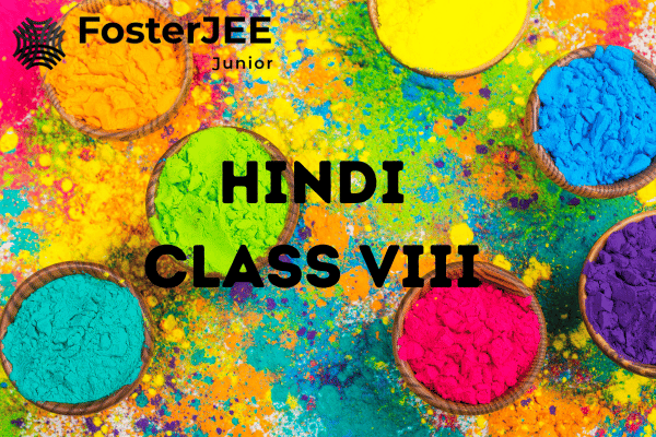 Hindi Class VIII cover