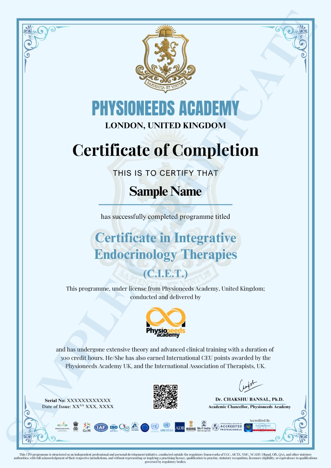 CIET integrative endocrinology therapies certification