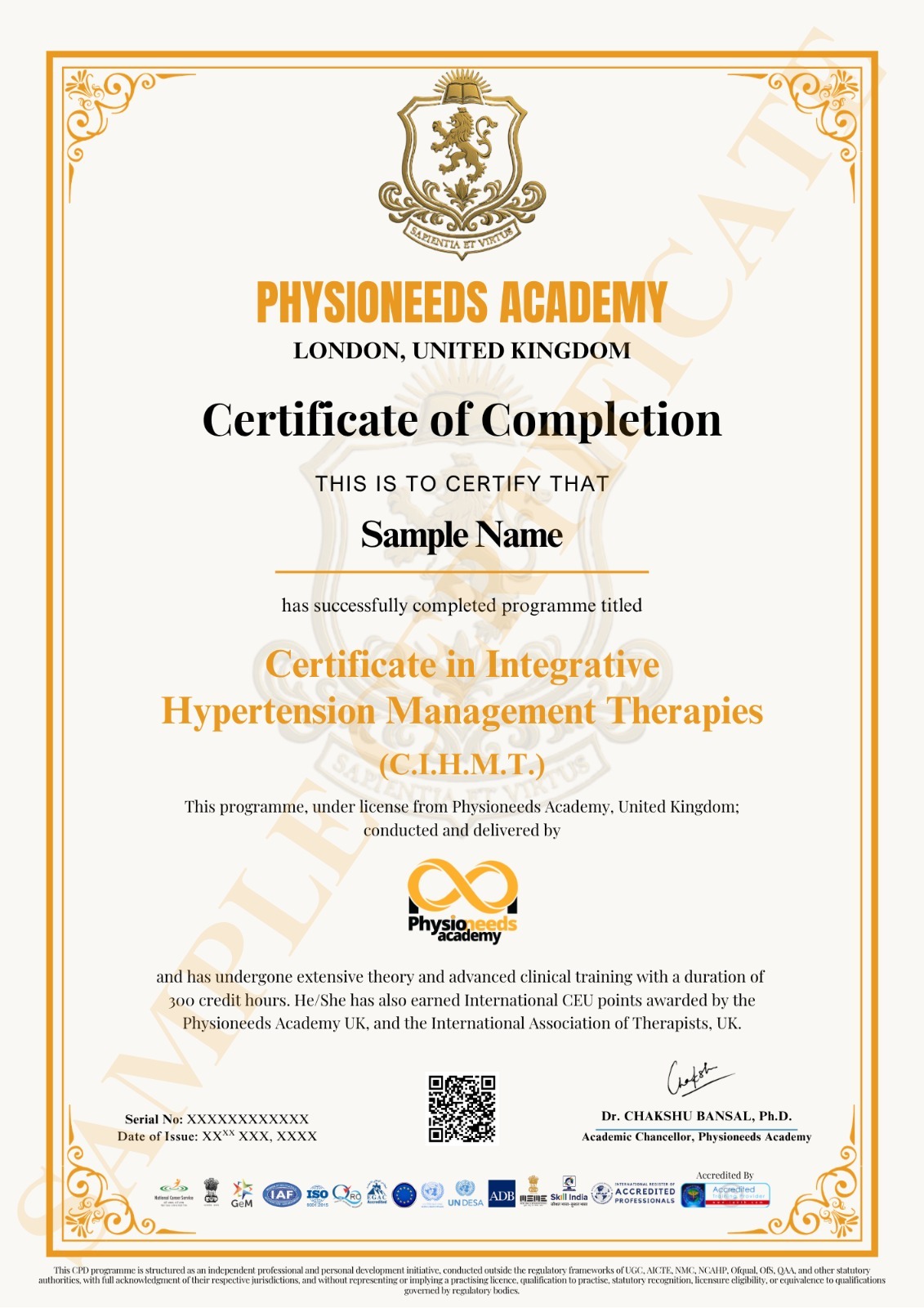 CIHMT integrative hypertension management therapies certification