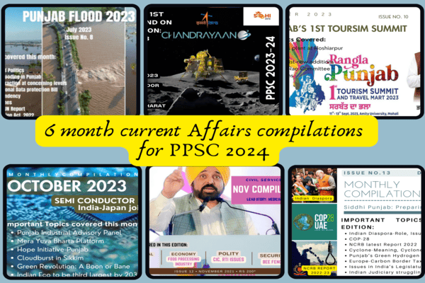6 months Current Affairs compilation 2023 cover