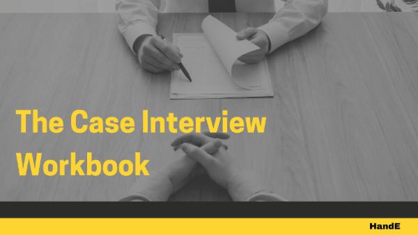 The Case Interview Workbook cover