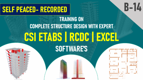 CSI ETABS I RCDC I EXCEL (BATCH-14) cover