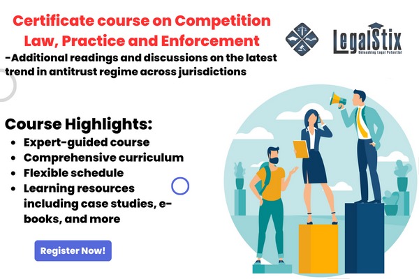 Certificate course on Competition Law, Practice and Enforcement by Juhi Vermani cover