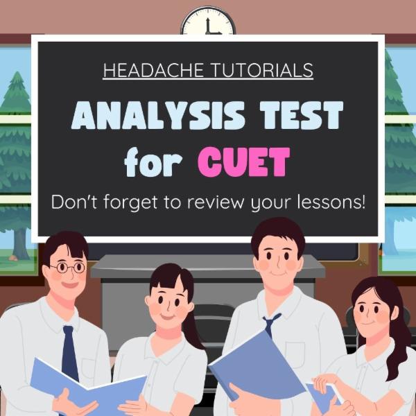 ANALYSIS TEST FOR CUET cover