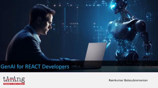 GenAI for REACT Developers cover