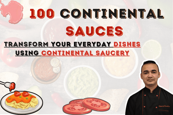 100 Continental Sauces Recipes (eBook version) cover