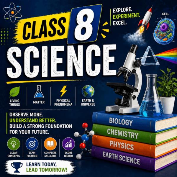 Class 8 Science cover