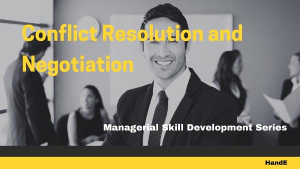 Conflict Resolution and Negotiation cover