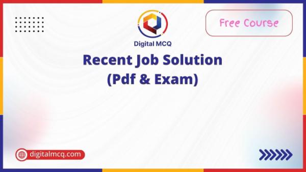 Recent Job Solution (Pdf & Exam) cover