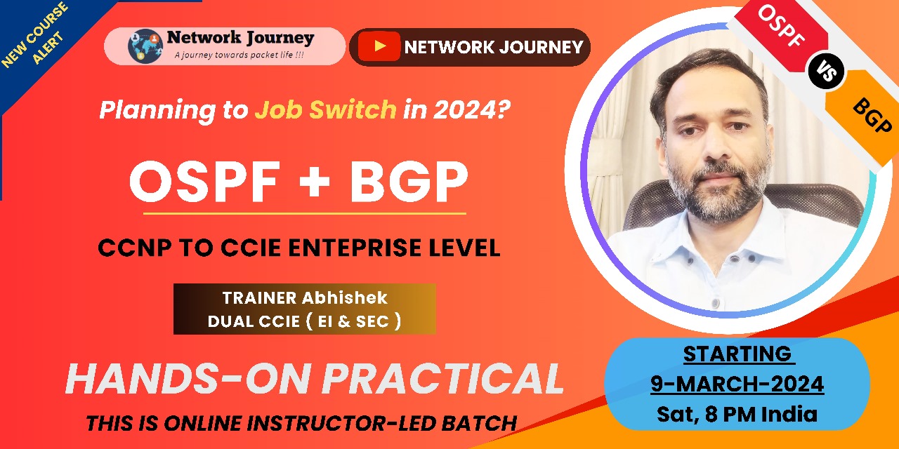 OSPF + BGP - March 2024 cover