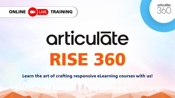 Articulate Rise 360: Live Session (Weekend) cover