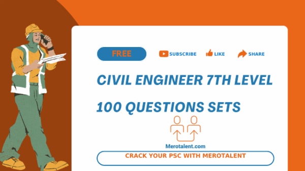 Civil Engineer 7th Level 100 MCQ Set cover