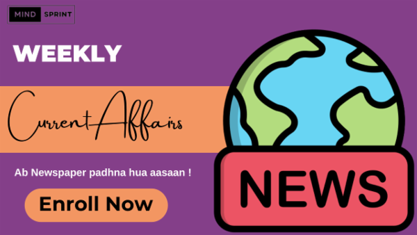 Weekly Current Affairs cover