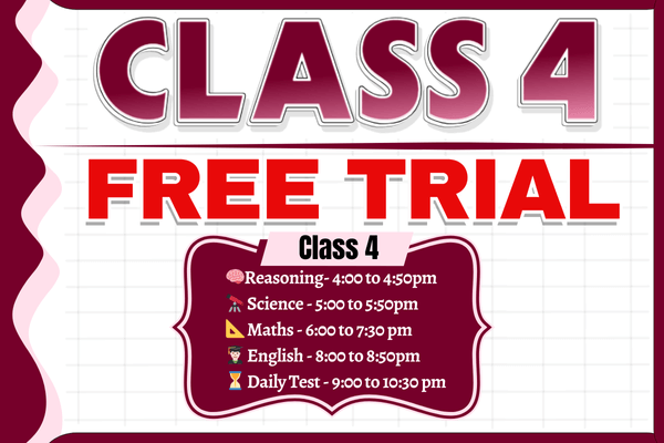 Sainik School Class 4 Free Trial cover