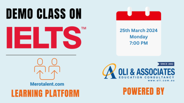 Free Demo Class on IELTS cover