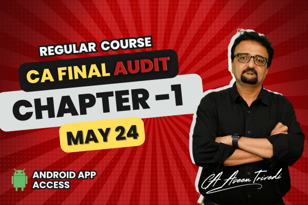 CA FINAL Audit | Chapter 01 | Quality Control | Normal cover