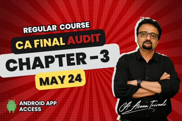 CA FINAL Audit | Chapter 03 | Audit Planning, Strategy, Execution | Normal cover