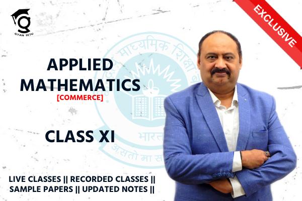 APPLIED MATHEMATICS FOR CLASS XI- COMMERCE cover