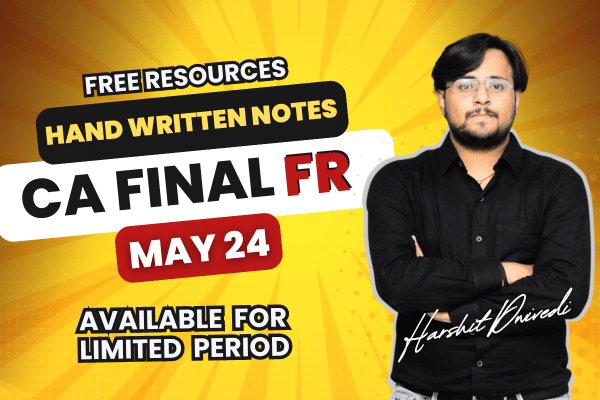 CA Final Financial Reporting | Free Resources cover