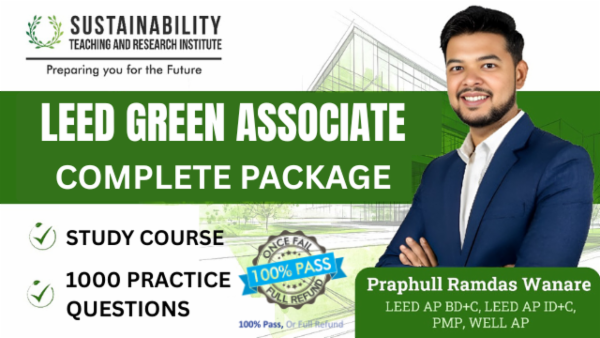 LEED Green Associate - Complete Package with 1000 practice questions cover
