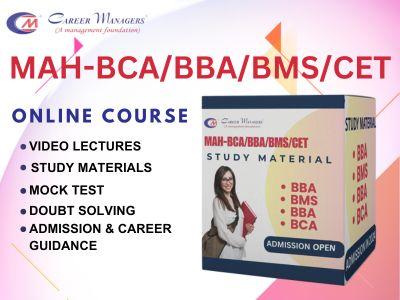 MAH BCA/BBA/BMS/BBM CET 2024 Online Course cover