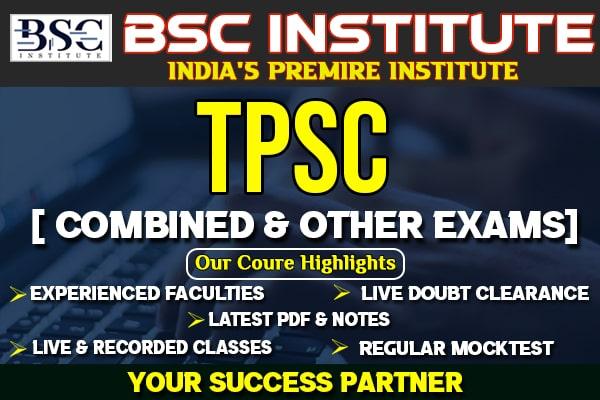TPSC Combined & Other State Level Exams | ONLINE LIVE CLASS cover