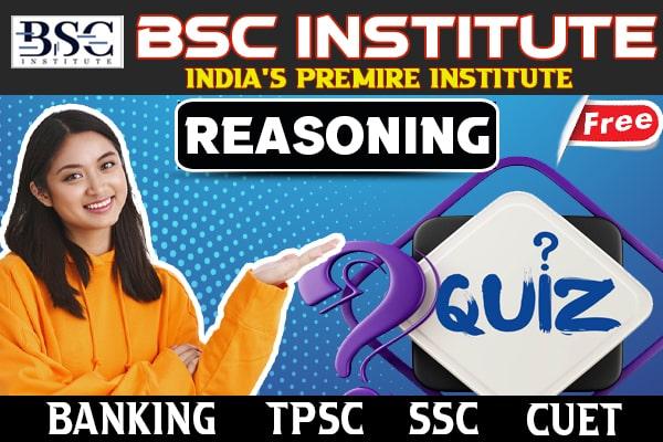 FREE REASONING QUIZ (BANKING, SSC, RAILWAY, TPSC) cover