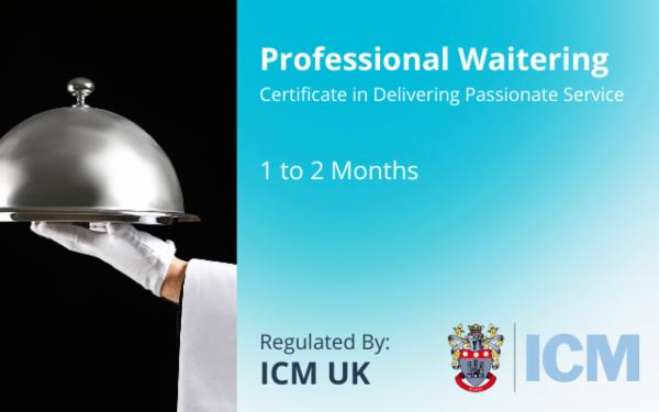 Professional Waitering - Certificate in Delivering Passionate Service - ICM UK cover