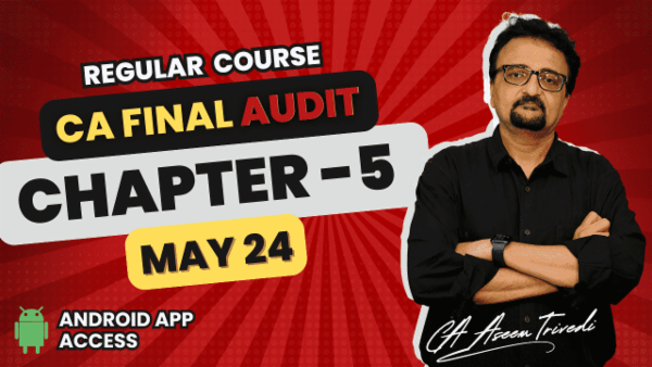 CA Final | Audit | Chapter 05 | Audit Evidence | Normal cover