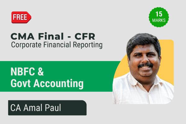 CFR -NBFC & Govt. Accounting cover