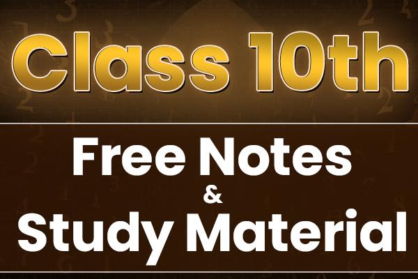Class 10 Free Notes cover