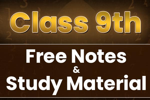 Class 9 Free Notes cover