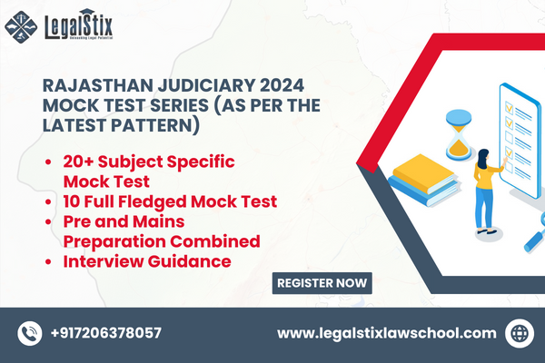 Rajasthan Judiciary 2024 Mock Test Series (As per the Latest Pattern) cover