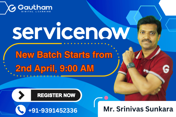 ServiceNow Live Classes : New Batch Starts from 2nd April 2024 9:00 AM cover