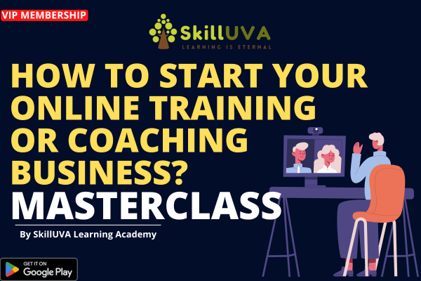 How to Start Your Online Training or Coaching Business? - Masterclass cover