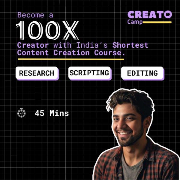 World's Shortest Course On Instagram Content Creation- 45 Mins cover