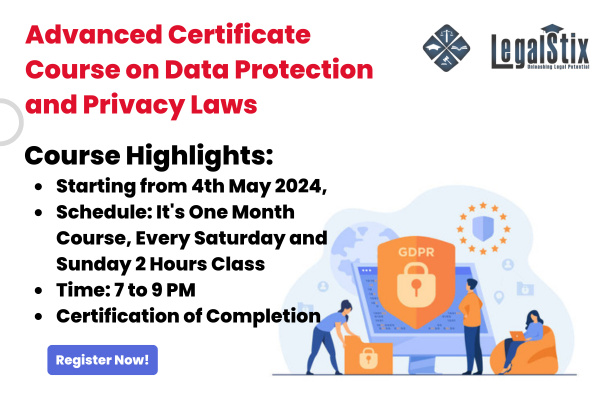 Advanced Certificate Course on Data Protection and Privacy Laws: Implementation, Compliance and Regulatory Litigation cover