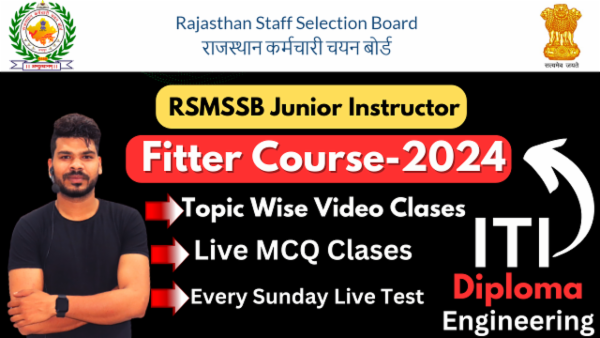 RSMSSB Junior Instructor FITTER Course -2024 cover
