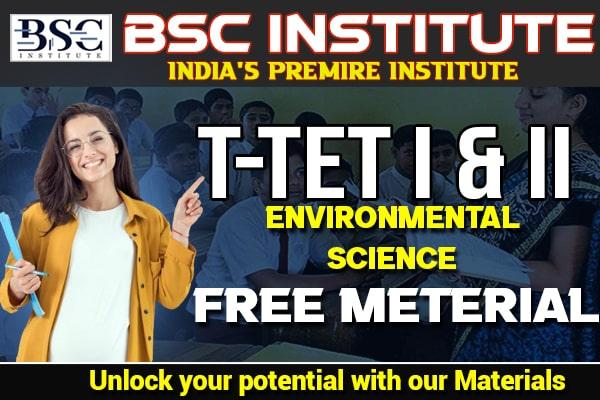 FREE ENVIRONMENTAL STUDIES MATERIAL (T-TET-I) cover