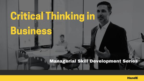 Critical Thinking Skill cover